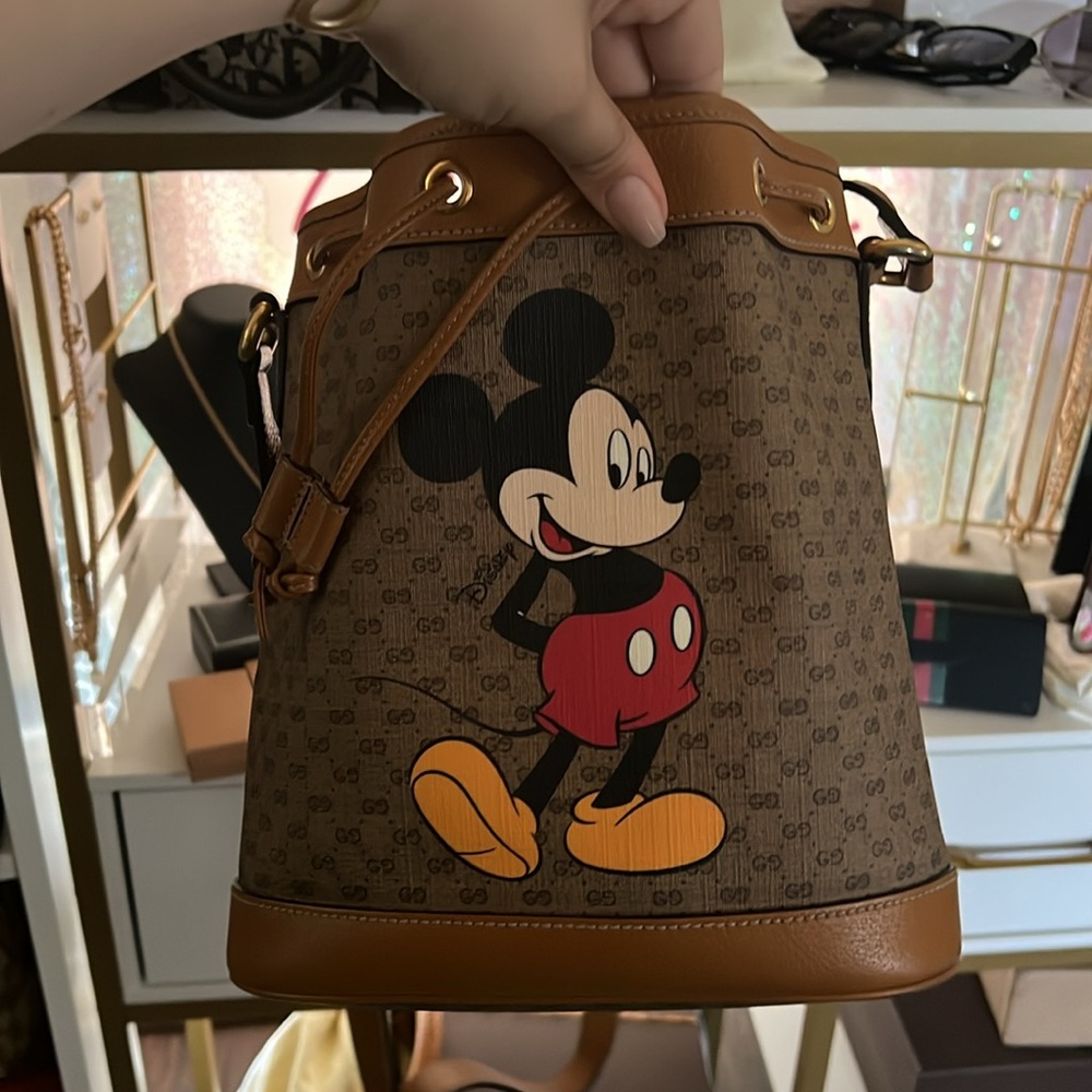 Gucci Disney x GG Mickey Mouse Bucket Bag